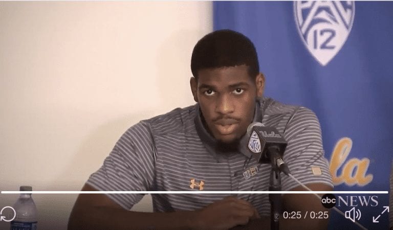 Beautiful:  UCLA Players Thank President Trump for Their Freedom!