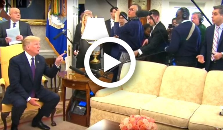 WATCH: Jim Acosta Interrupts POTUS For The LAST Time, Trump Kicks Him Out Of The White House!