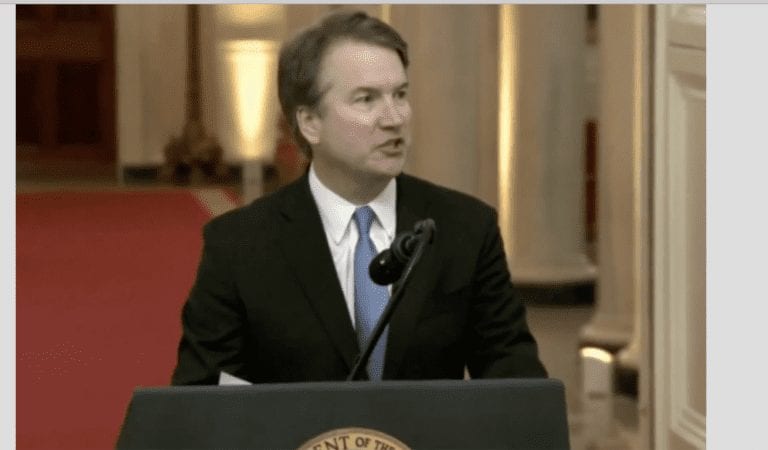 WATCH:  Brett Kavanaugh THANKS President Trump In Heartfelt Speech!