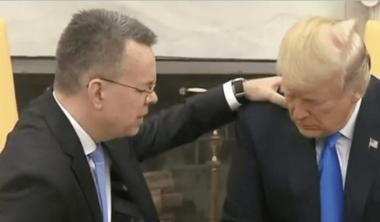 Watch Freed Pastor Drop To His Knees And Pray Over President Trump!