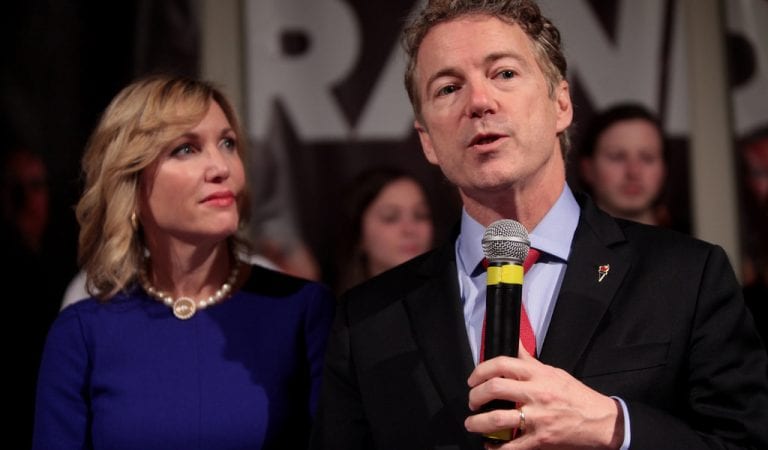 SICKENING:  Rand Paul’s Wife Sleeps With a LOADED GUN Because Of Threats From The Left!