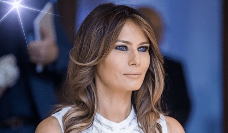 FLOTUS SPECIAL:  Melania Sparkles At White House Christmas Party!