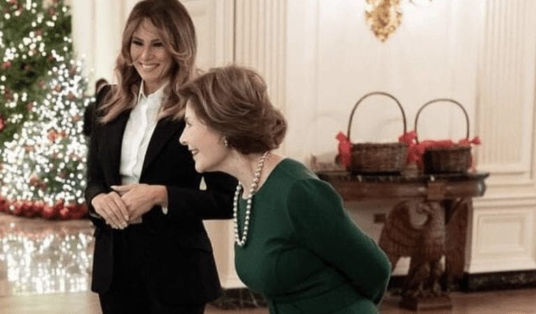 FIRST LADIES:  Laura Bush Sends Warm Message To Melania Trump