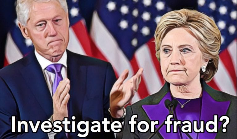 REMEMBER:  “Feds Actively Investigating Clinton Foundation”