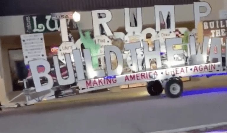 Literal “Trump Train” Triggers Liberal Woman Outside An Old Navy And It’s PRICELESS!