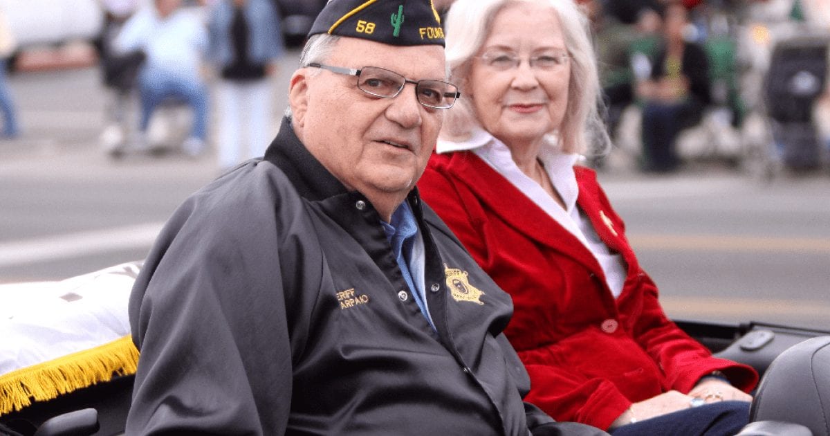 Former Sheriff Joe Arpaio and his wife Ava Arpaio