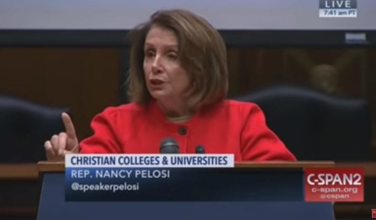 Nancy Pelosi Tells The Crowd Her Favorite Bible Verse, But It Doesn’t Exist!