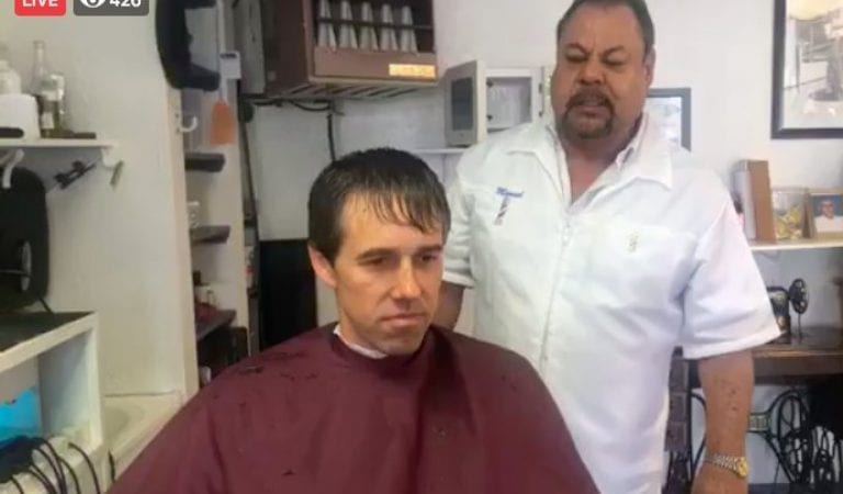 Beto Streams Haircut and Massage Live, ONE DAY after Condemning “Privilege”