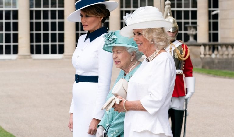 President Trump Visits The Queen, But Melania STEALS The Show!
