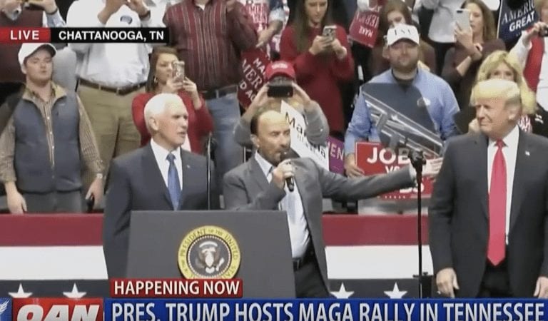 FLASHBACK:  Watch Lee Greenwood Surprise President Trump Live!