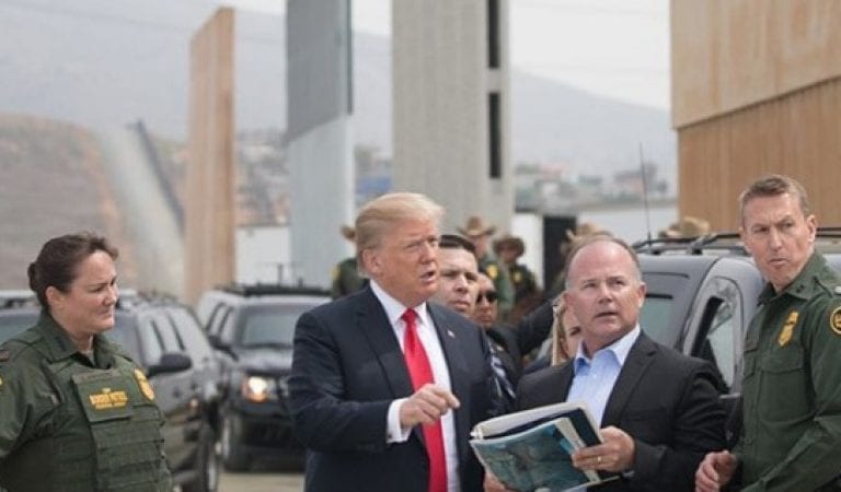 WATCH: Video Of Border Wall Going UP!