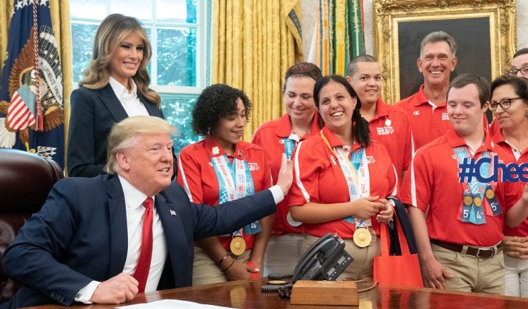 HEART-WARMING: President Trump Encourages Special Olympics Orphan