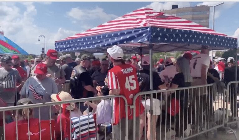 “It’s Bigger Than The Super Bowl Out Here” – New Hampshire Deplorables Love Trump!
