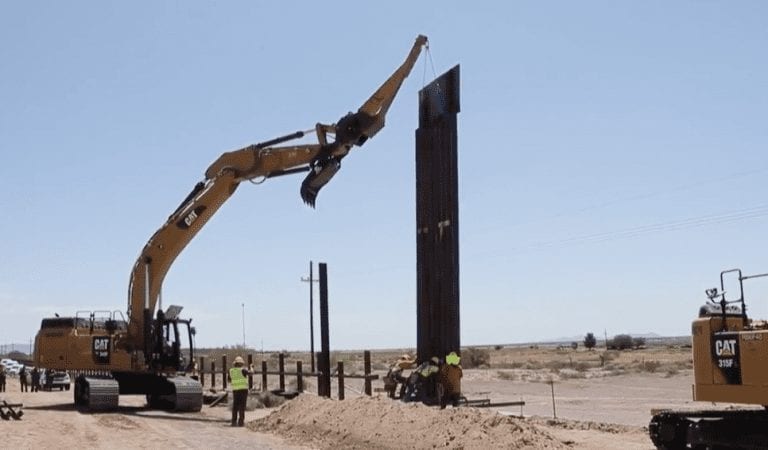 White House Posts Video of New Wall Going Up In Lukeville, AZ!