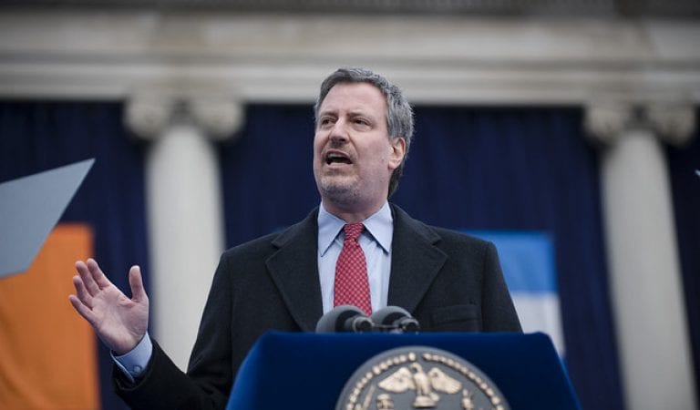 NY City Mayor Bill de Blasio Worked Only 7 HOURS During Month He Announced Run For Presidency