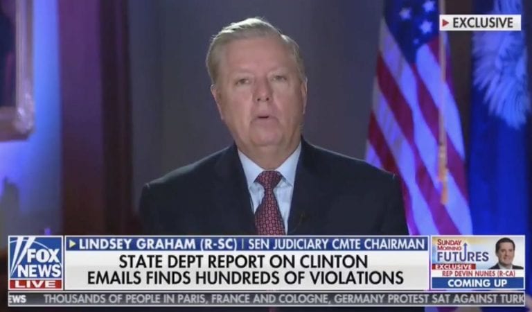 Lindsey Graham:  It’s Time For The Democrats To Be Investigated!