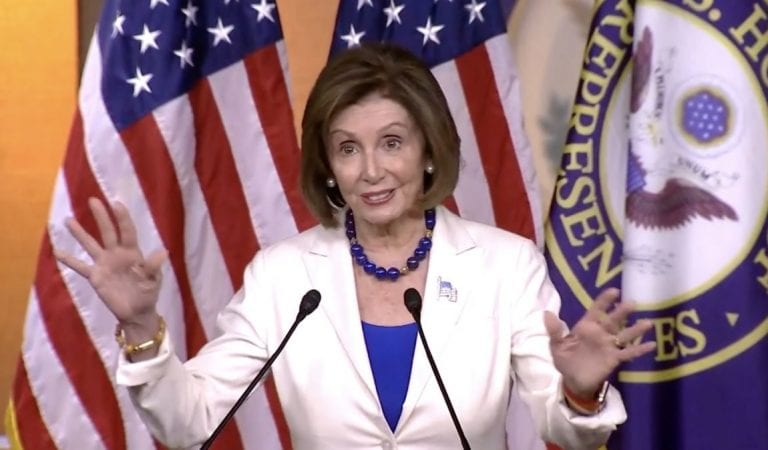 Pelosi Declares:  “The Evidence Is Clear” That “President Trump Has Violated His Oath of Office”