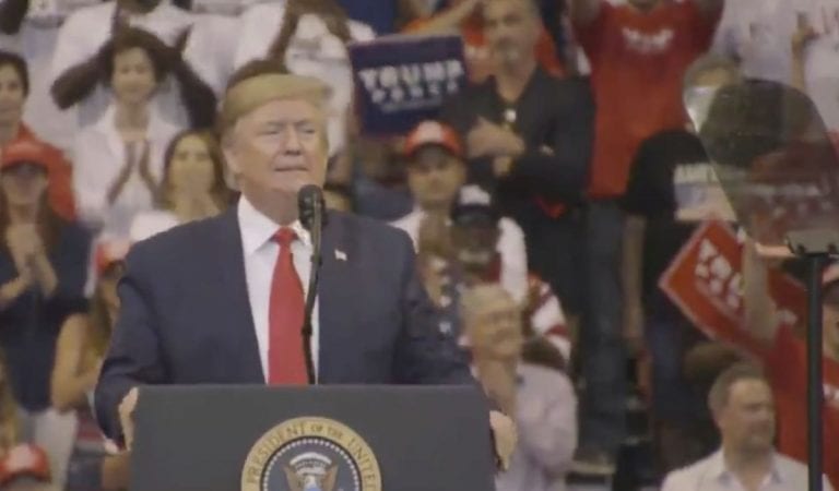 VIDEOS: Capacity Crowd On Fire In Florida with President Trump’s “Homecoming”