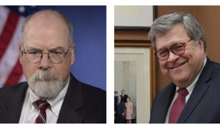 AG Bill Barr Says Release of FISA Abuse Report Is “Imminent”