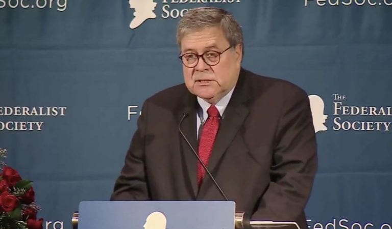 Bill Barr:  “From Day 1, The Democrats Have Tried To Sabotage The Trump Administration!”