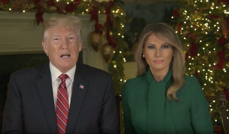 Merry Christmas From President Trump and First Lady Melania Trump