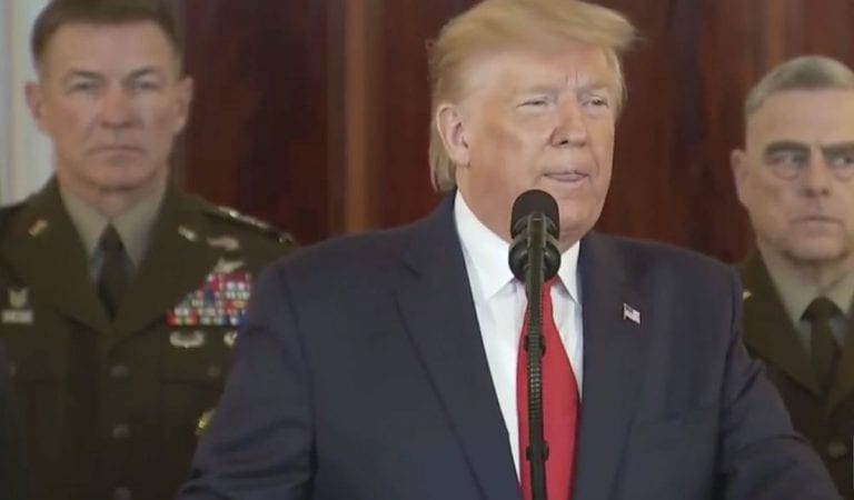 President Trump:  The Missiles Fired At Us By Iran Were Funded By The Obama Administration