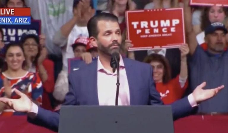 HE’S RIGHT: Don Jr. Gets 30 Second Standing Ovation After Brilliant Takedown of Socialism At Rally
