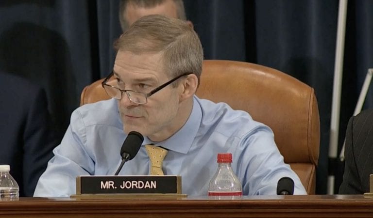 Jim Jordan Given Big Promotion To Ranking Member of the House Judiciary Committee