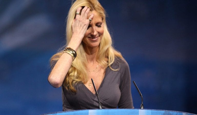 Ann Coulter Unhinged, Calls Trump “Disloyal Actual Retard” and “Complete Blithering Idiot”