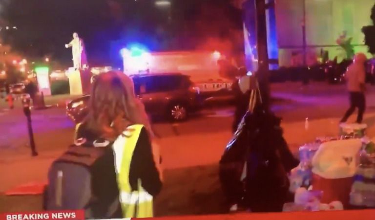 Reporter and Camera Man Shot By Police With Pepper Bullets In Louisville