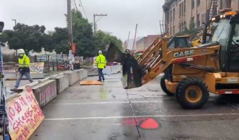 CHOP Barriers in Seattle Being Cleared By City Crews
