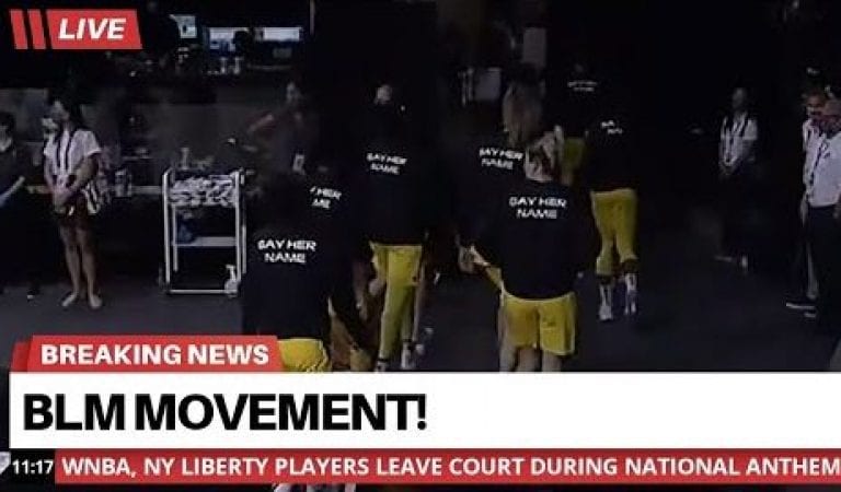 Video: WNBA Players Leave Court in Protest During National Anthem