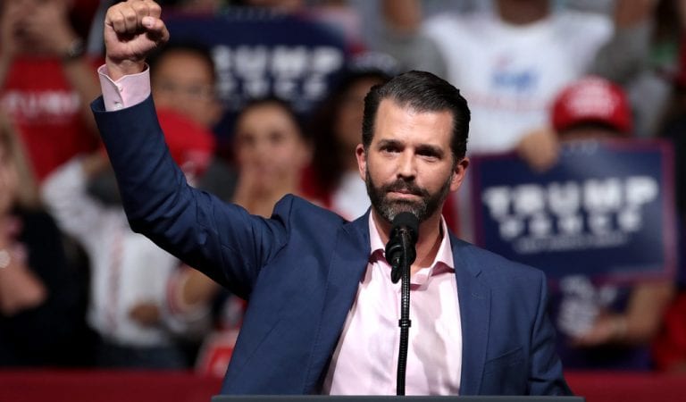 Donald Trump Jr. Shows Instagram Warning that “Account May Be Deleted” Due to Previous Posts