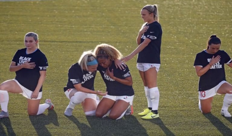 U.S. Soccer Player Rachel Hill Explains Reasoning For Standing For Anthem