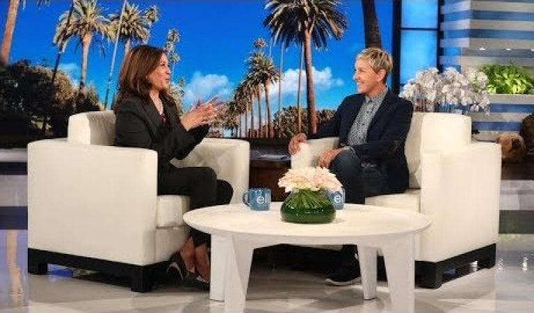 Video: Kamala Harris Once Joked About Killing Trump on the ‘Ellen’ Show.