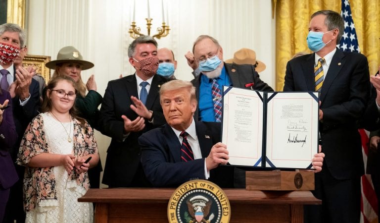 “This is Truly God’s Creation” says Trump as He Signs the Great American Outdoors Act