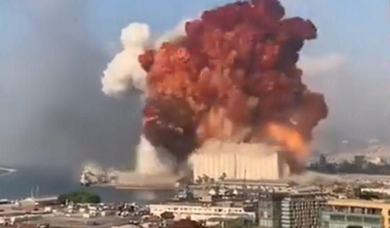 Developing Story: Massive Explosion Rocks The Port Of Beirut