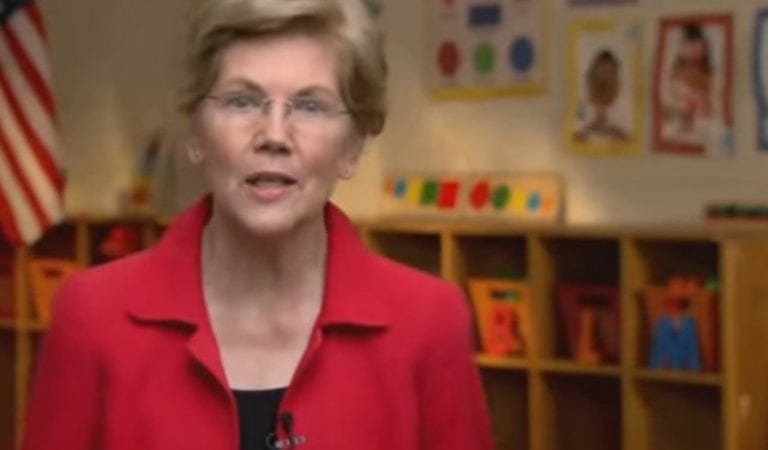 Democrat Elizabeth Warren Had a Hidden Message In the Background of Her DNC Speech