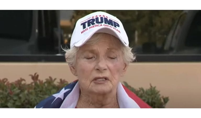 Man Arrested After Attacking 84-Year-Old Female Trump Supporter at Rally