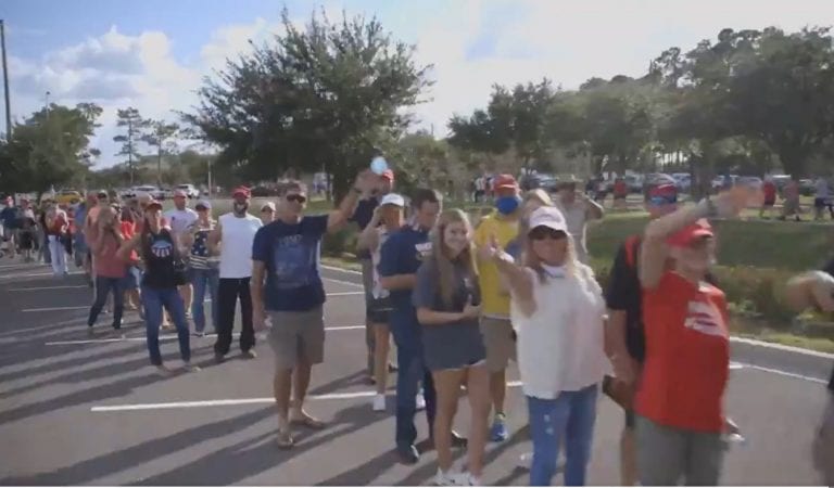 Florida Trump Line Goes On and On!