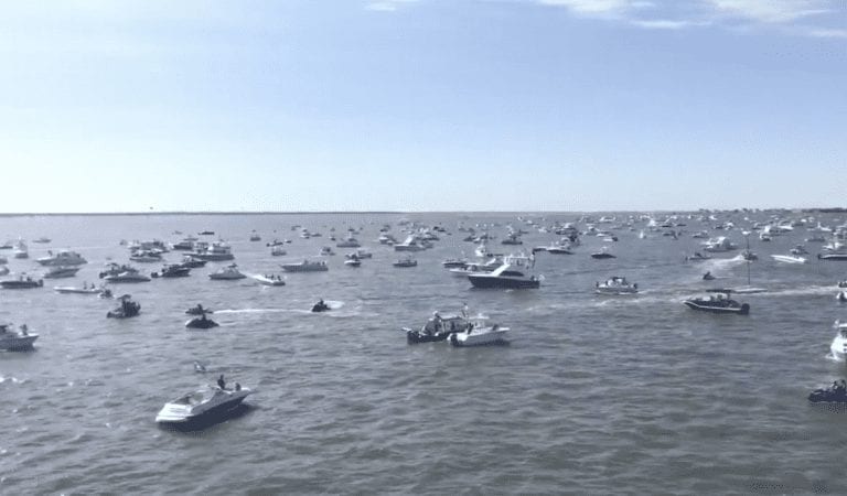 New Jersey Boat Parade For Trump Attempting To Break World Record!