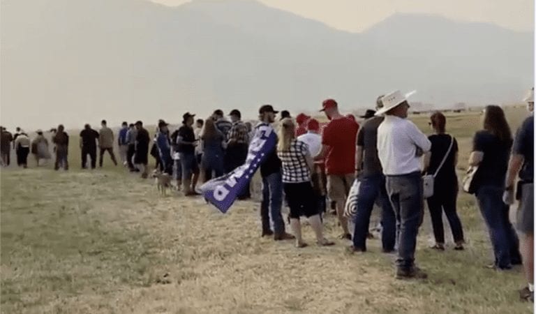 The Longest Line I Have Ever Seen To Get Into Trump’s Rally in Nevada!