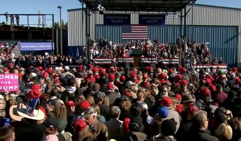 Massive Crowd Rushes To Get In To Trump’s Rally in Nevada!