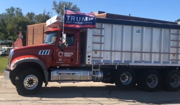 Hundreds of Trump Supporters Parade On Route 30