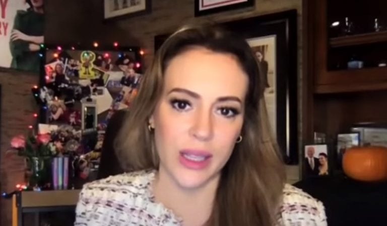 OOPS! Alyssa Milano Admits 90% of Her Fully Vaxxed Friends Have COVID