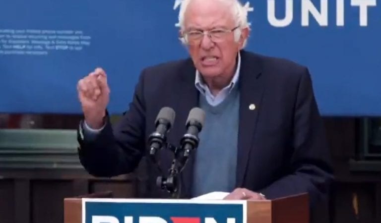 Bernie Sanders: “The President’s Illness Makes it More Apparent We Need Biden in the White House”