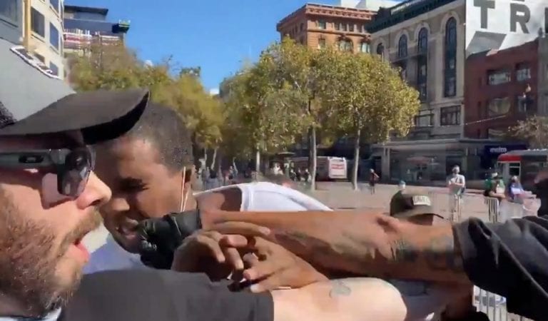 Antifa/BLM Demonstrators Knock Out The Teeth Of A Conservative Activist