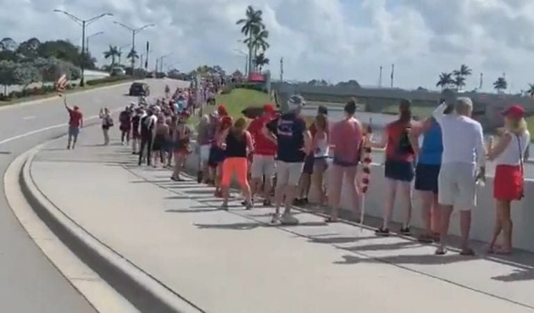 A Massive Line Awaited Ivanka Trump’s Rally In Florida