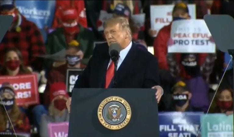 Trump: “Joe Biden Says Antifa is Just an Idea, Well Ideas Don’t Assault Cops and They Don’t Burn Down Buildings”