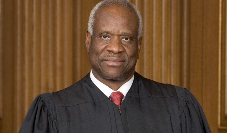 Justice Clarence Thomas Backs Down To Protestors